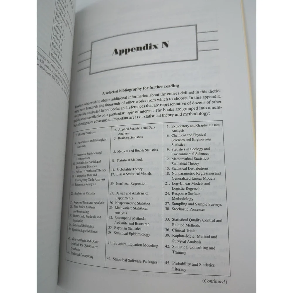 Pocket Dictionary of Statistics by Anwer‎ Khurshid and Hardeo Sahai (2001, Trade